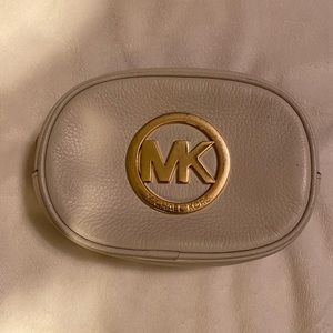 Michael Kors Fulton Leather Cosmetic Zip Pouch